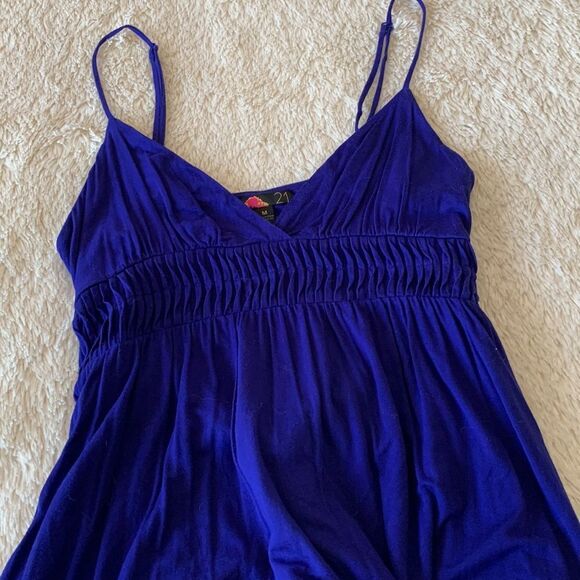 Blue spaghetti strap y2k tank top - Picture 16 of 16